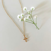 Load image into Gallery viewer, Vintage Artisan Cross Necklace
