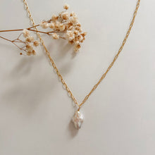 Load image into Gallery viewer, Cece Pearl Cross Necklace
