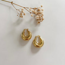 Load image into Gallery viewer, Melia Chunky Hoop Earrings
