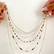 Load image into Gallery viewer, Indian Agate Eclipse Necklace
