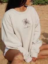 Load image into Gallery viewer, Hibiscus Oahu Sweatshirt - Oat
