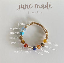 Load image into Gallery viewer, 1 LEFT *LIMITED EDITION* Solar System Braided Wire Ring

