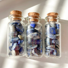 Load image into Gallery viewer, Lapis Crystal Chip Bottle
