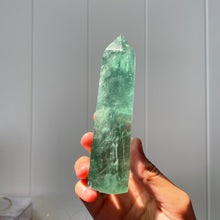 Load image into Gallery viewer, Green Fluorite Obelisk Tower Point
