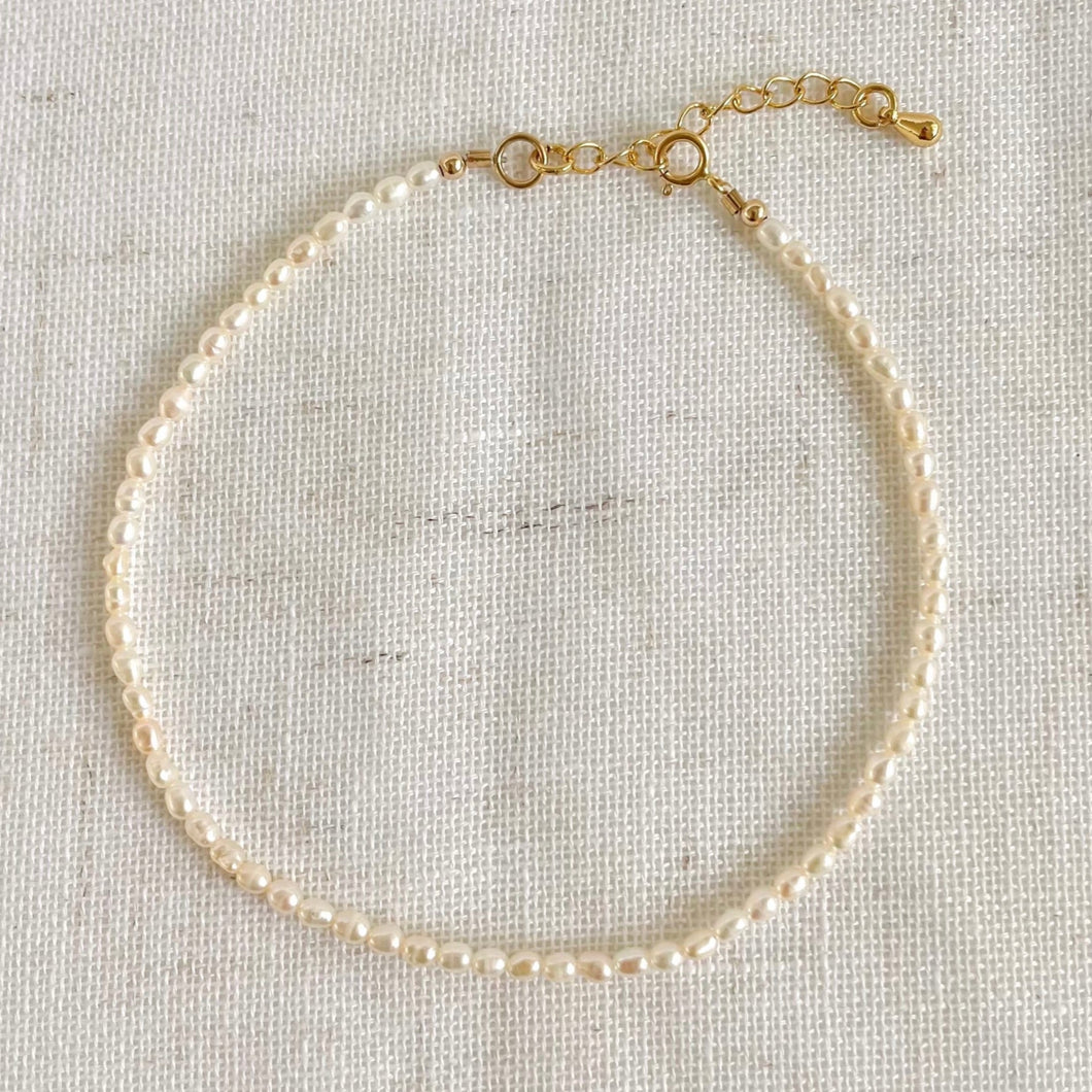 Maeve Pearl Anklet