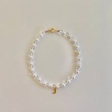 Load image into Gallery viewer, Crescent Moon Pearl Bracelet
