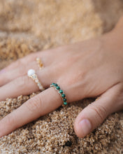 Load image into Gallery viewer, Malachite Braided Wire Ring

