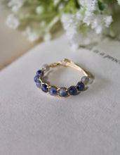 Load image into Gallery viewer, Sodalite Braided Wire Ring
