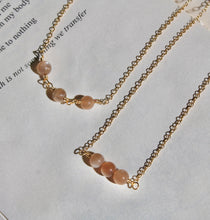 Load image into Gallery viewer, Sunstone Bar Necklace
