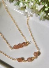 Load image into Gallery viewer, Sunstone Bar Necklace
