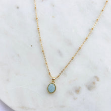 Load image into Gallery viewer, Eve Blue Jade Necklace
