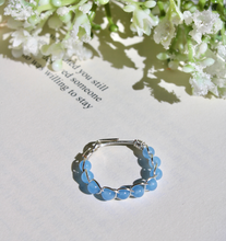 Load image into Gallery viewer, Blue Jade Braided Wire Ring
