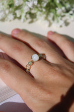 Load image into Gallery viewer, Green Aventurine Braided Wire Ring No. 2
