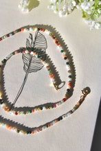 Load image into Gallery viewer, Indian Agate Pearl Beaded Necklace
