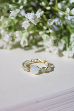 Load image into Gallery viewer, Green Aventurine Braided Wire Ring No. 2
