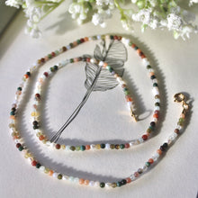 Load image into Gallery viewer, Indian Agate Pearl Beaded Necklace
